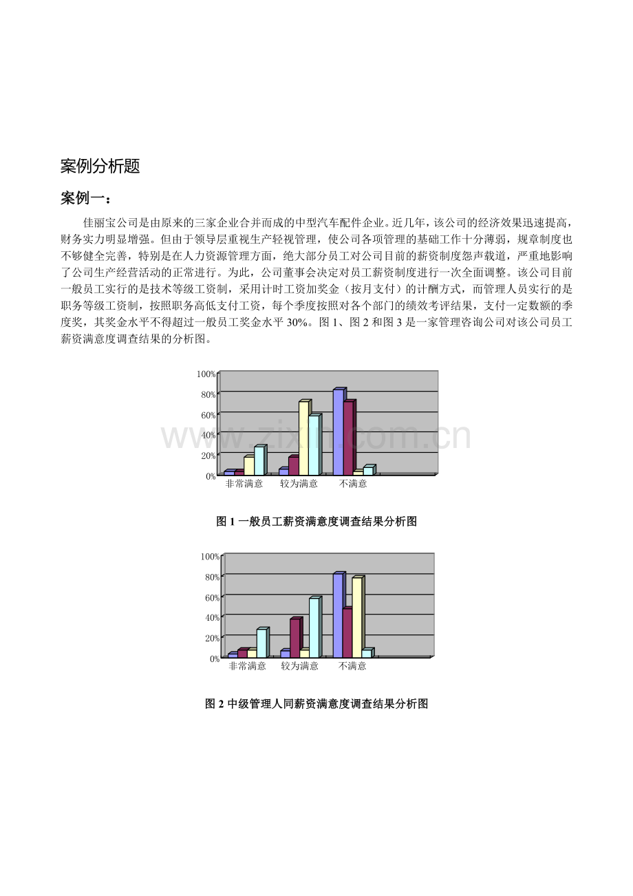 薪酬管理---案例分析题.doc_第1页