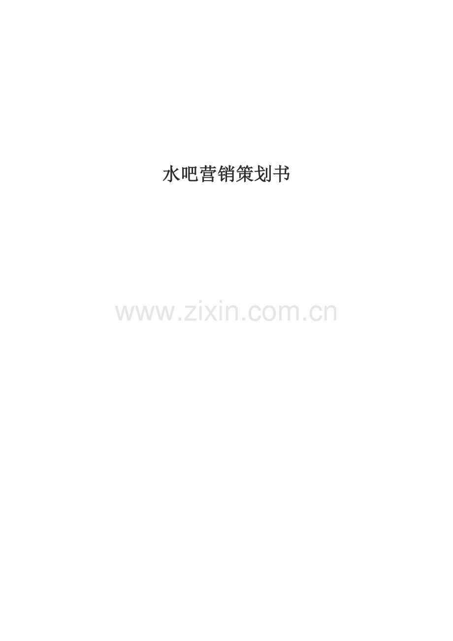 水吧营销策划书.doc_第2页