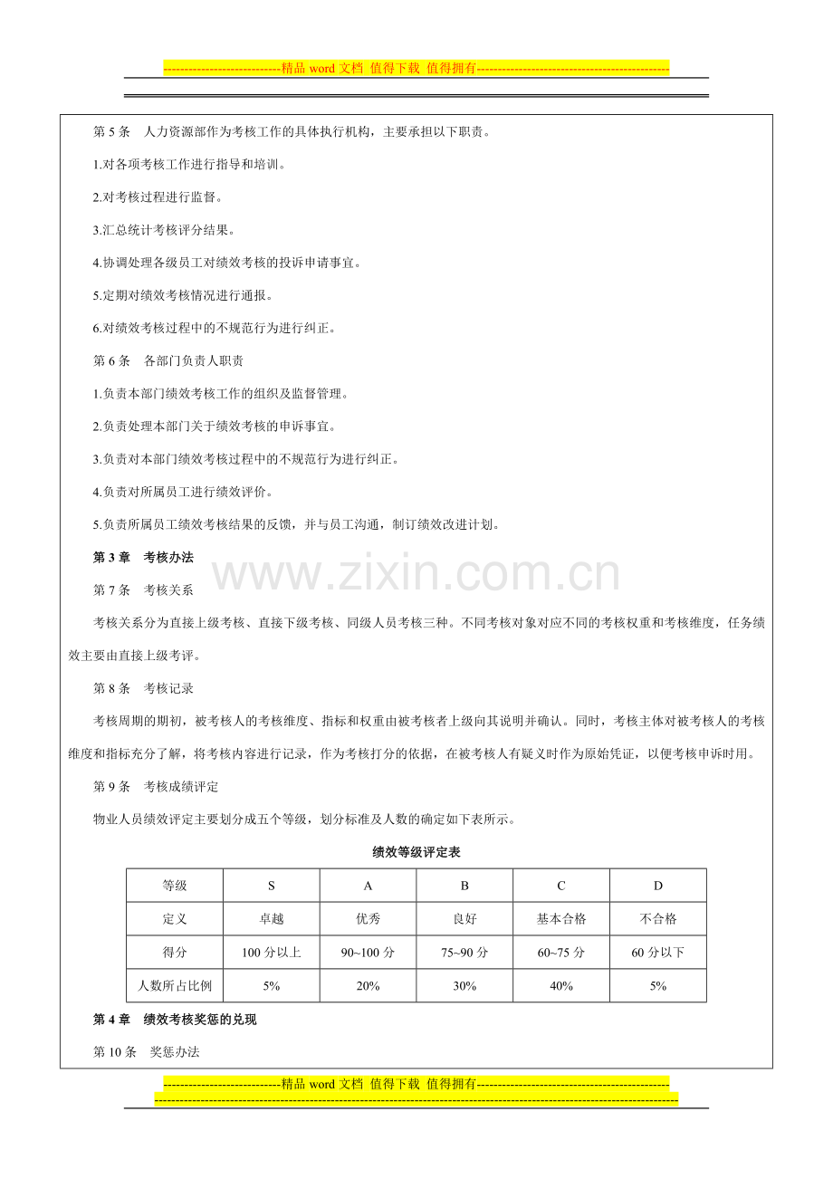 物业人员绩效管理制度-范本.doc_第2页