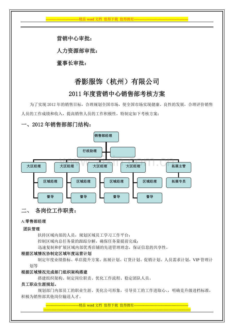 2011年零售部考核方案-香影..doc_第2页