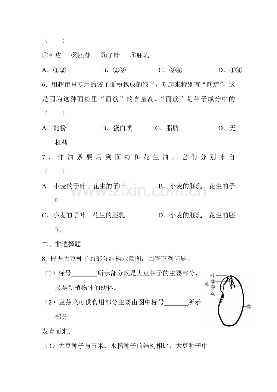 种子植物练习题.doc_第2页