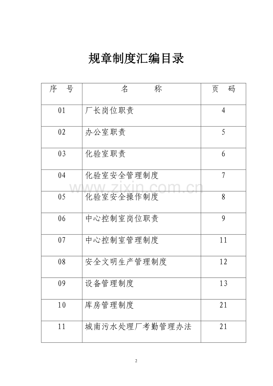 污水处理厂制度汇编.doc_第2页