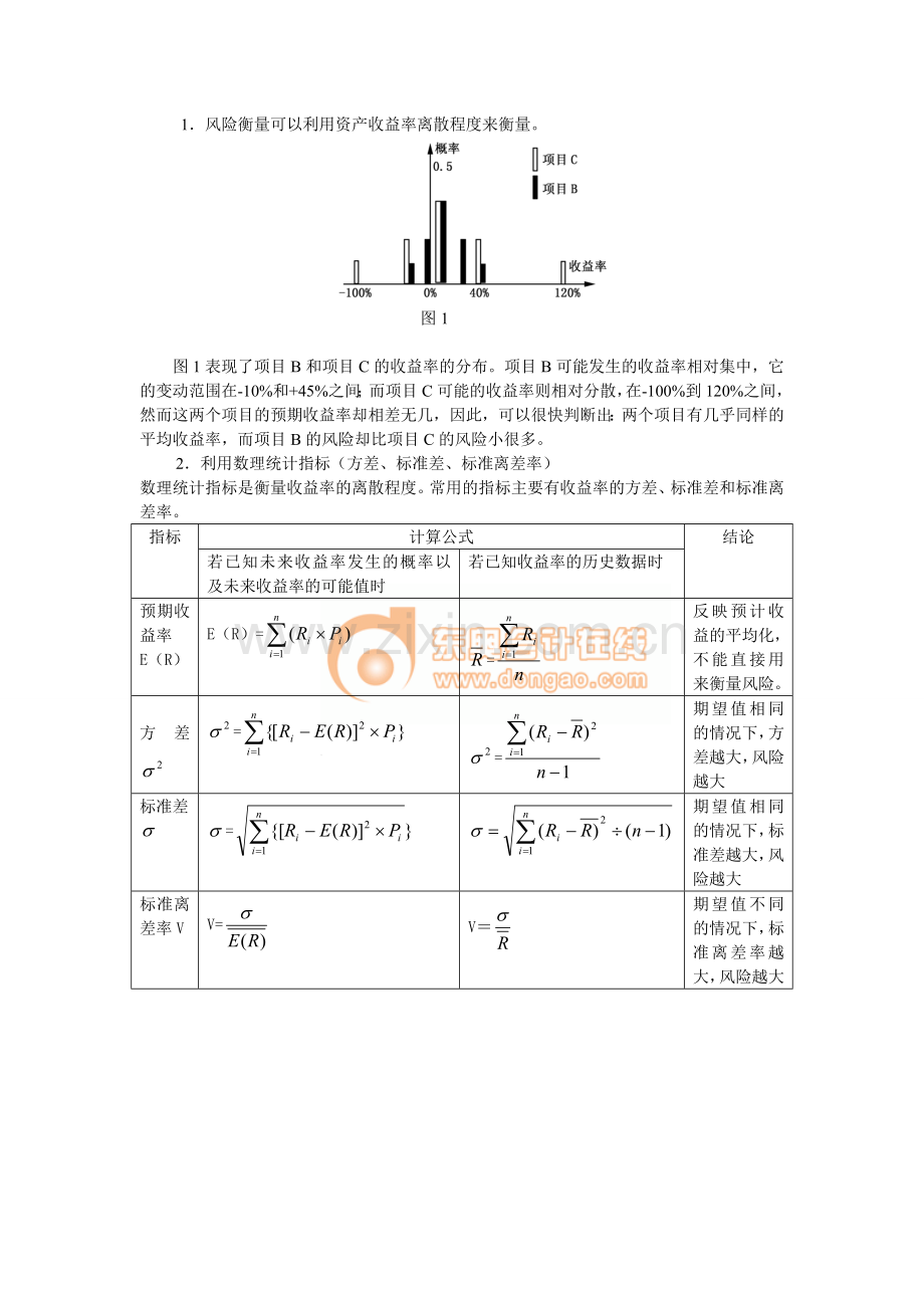 财务管理基础知识·风险与收益的基本原理(一).doc_第2页