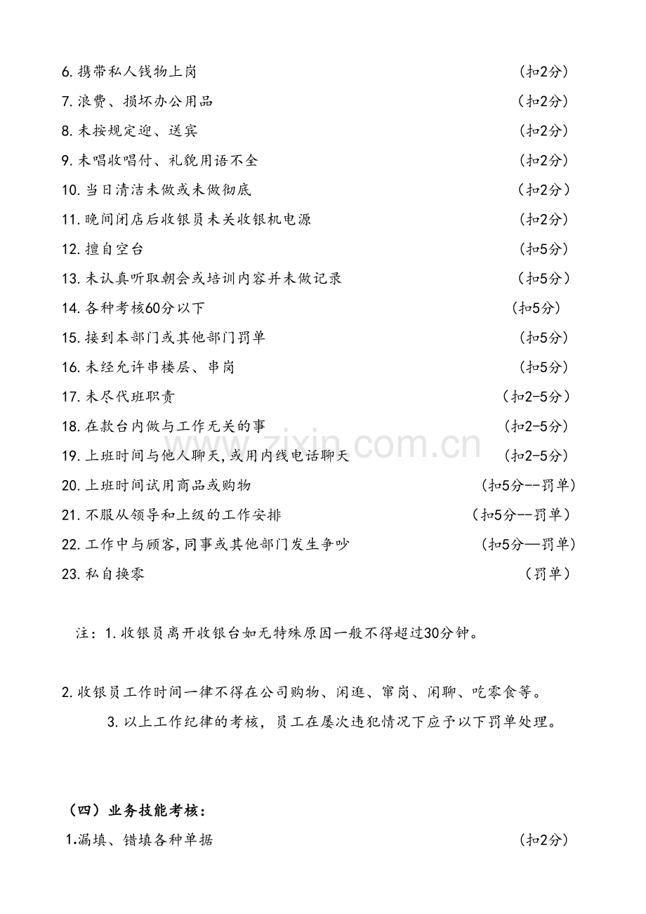 收银员月度考核制度.doc_第2页