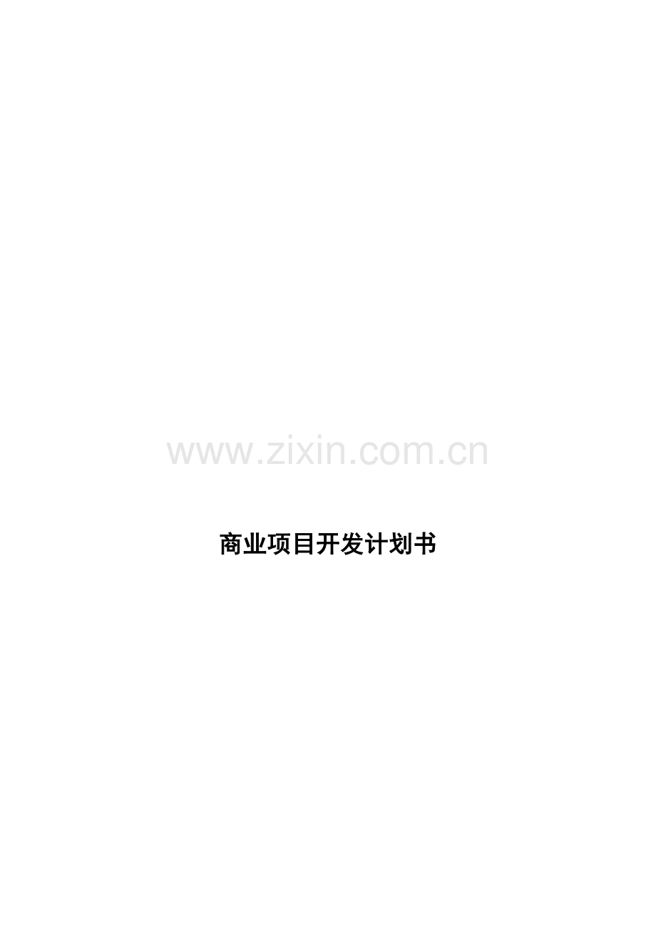 商业项目开发计划书.doc_第3页