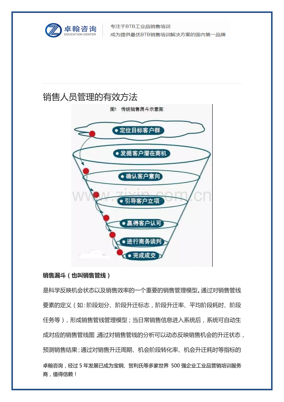 销售人员管理的有效方法.doc_第1页