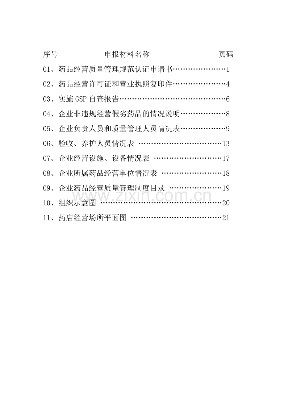 《药品经营质量管理规范》认证申报材料.doc_第3页