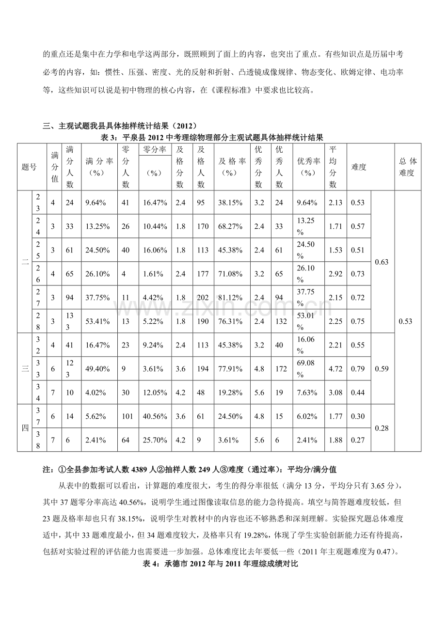 2012年河北省中考理综物理部分试卷分析(新).doc_第3页