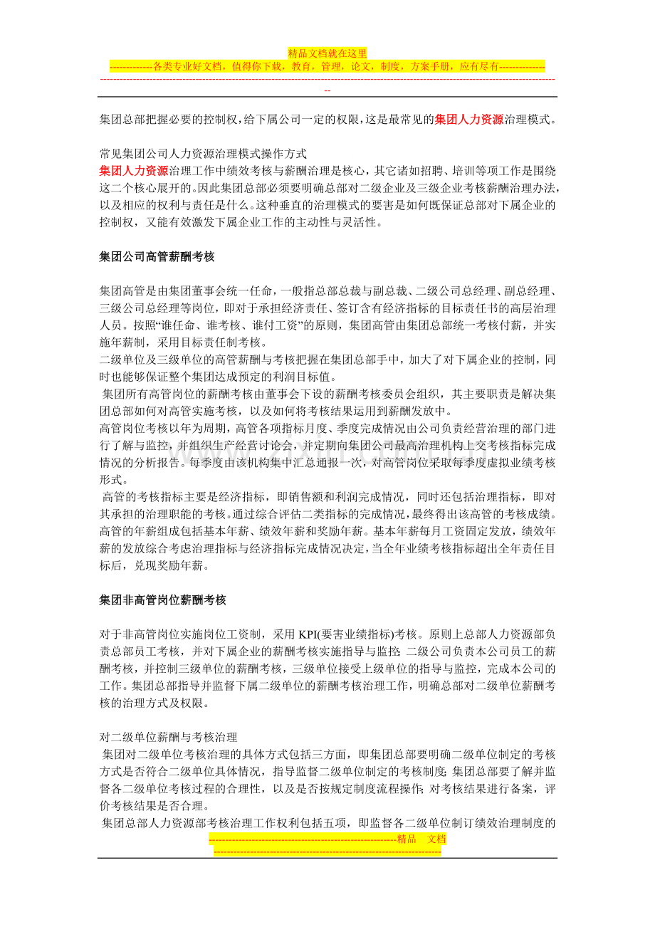 集团人力资源管理模式.doc_第2页