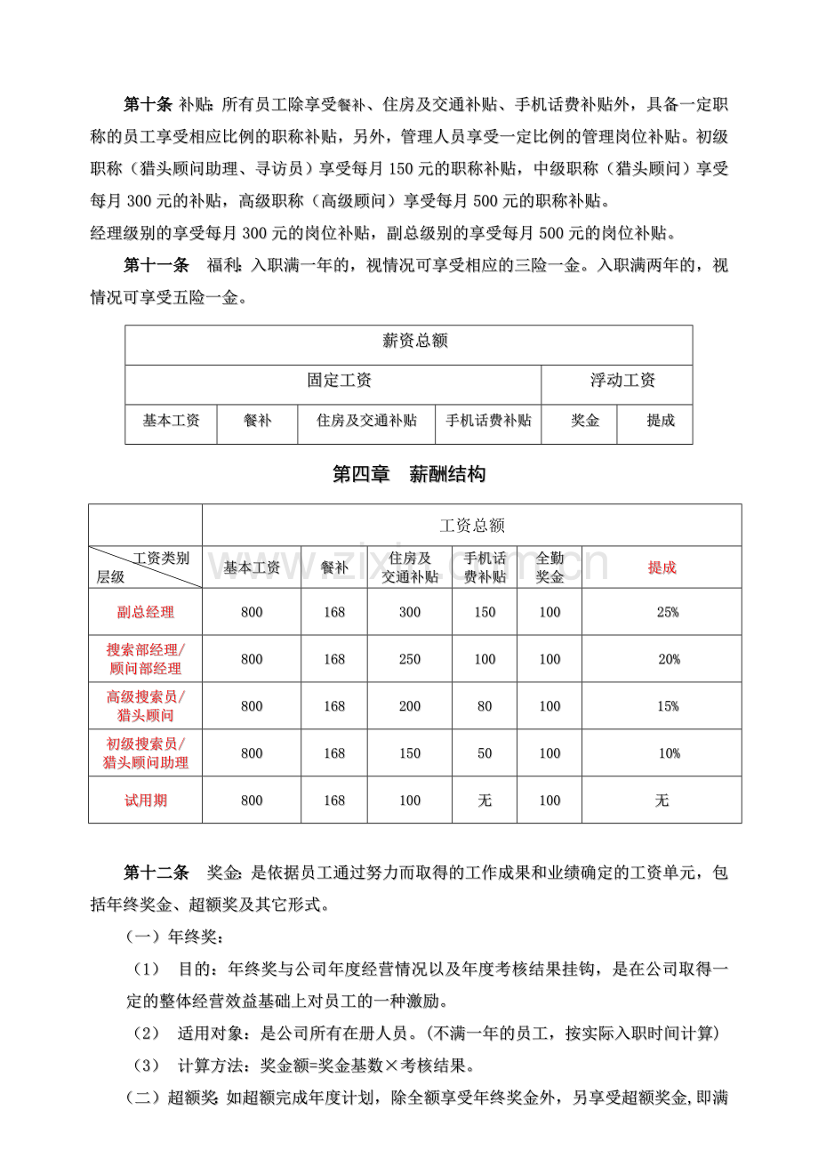 xx猎头公司薪酬管理办法.doc_第2页