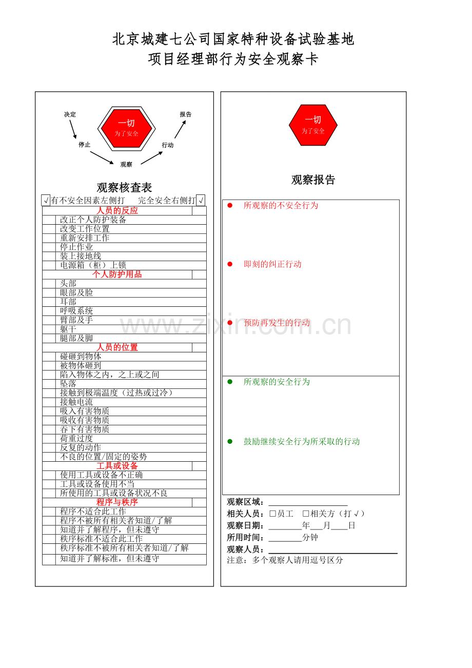 行为安全观察与沟通管理规定.doc_第3页