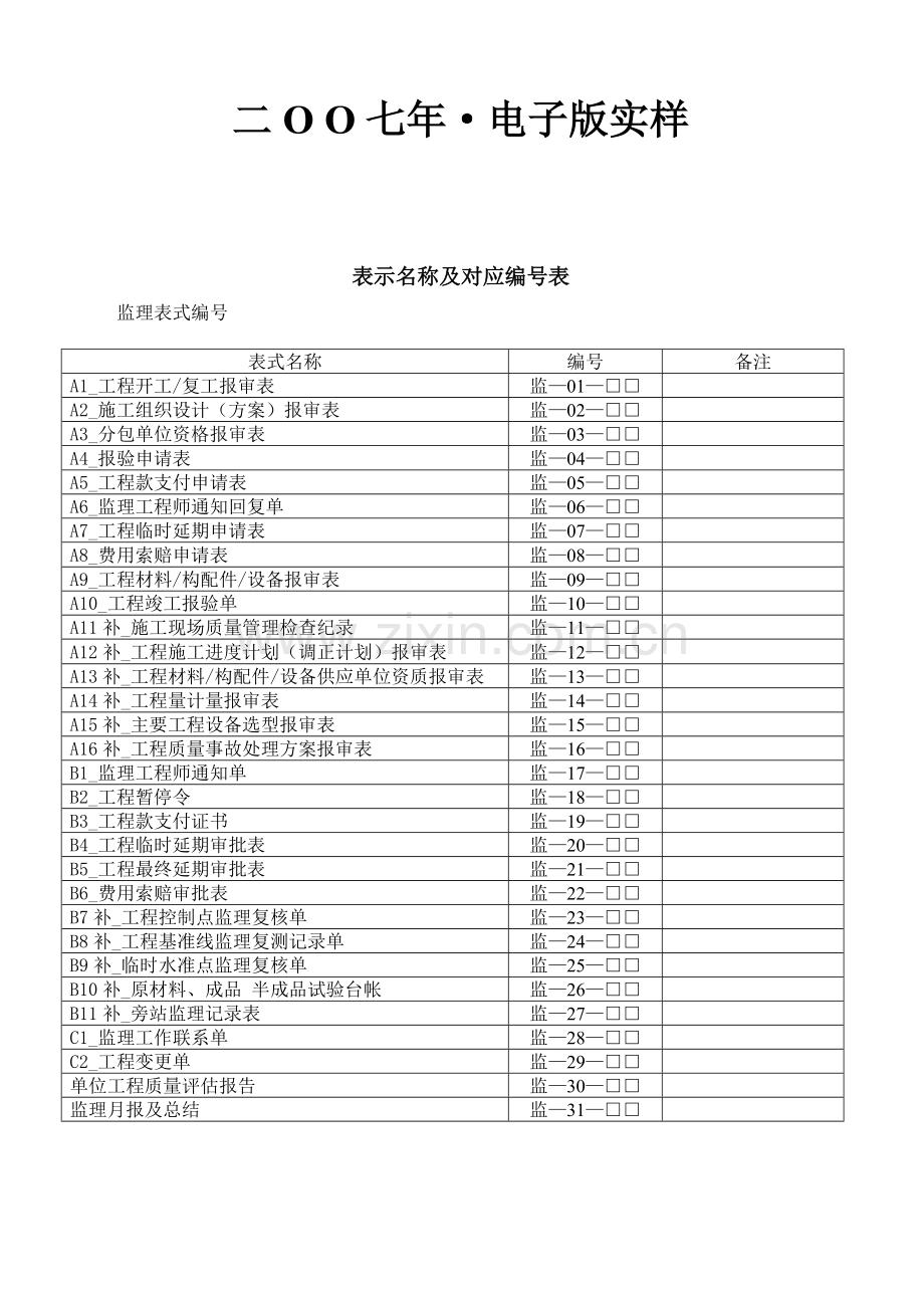 0-市政工程监理资料统一06表式.doc_第2页