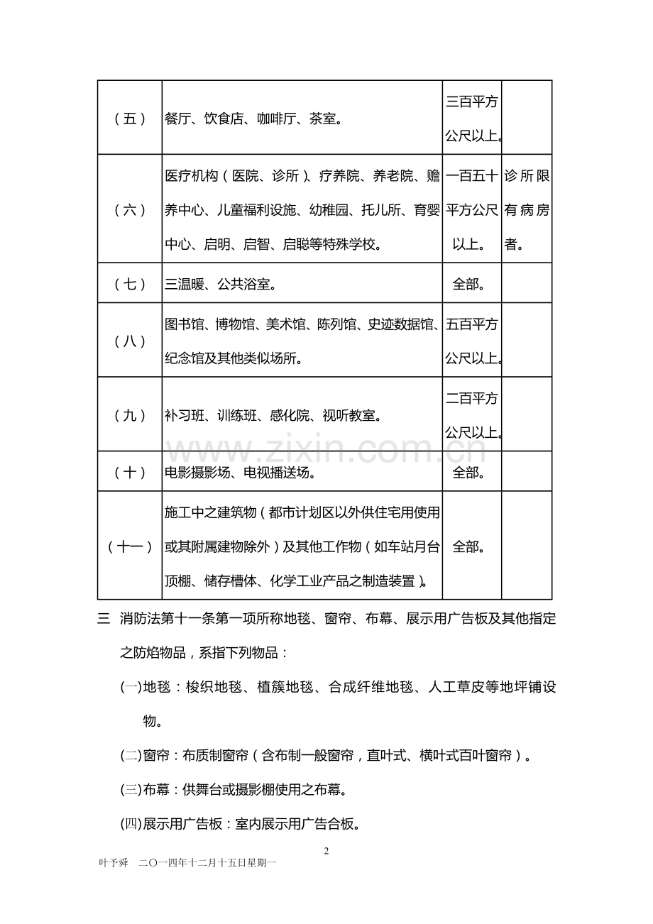 酒店管理防焰--认证实施——酒店防焰性能认证实施要点2015.docx_第2页