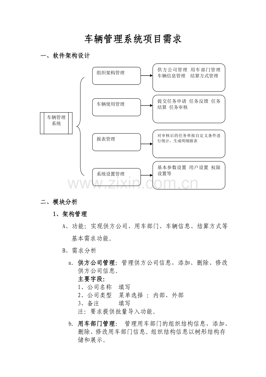 车辆管理系统需求分析确认.doc_第1页