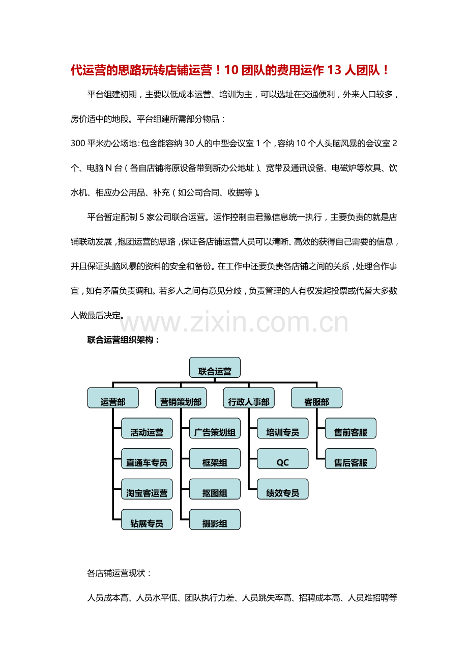 店铺联合工作室筹备运营方案.doc_第2页