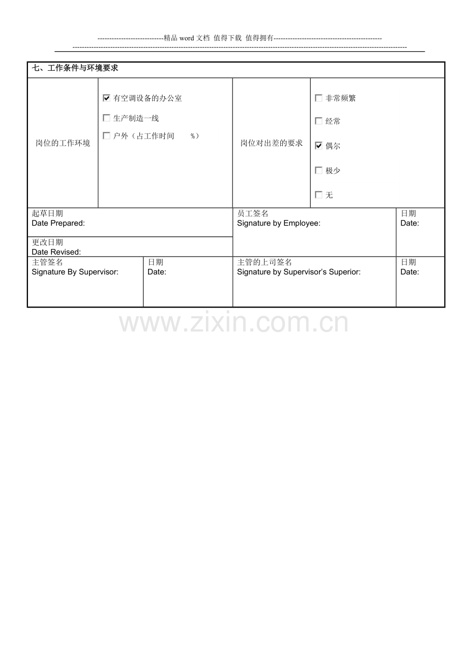 岗位说明书(业务支持专员).doc_第3页