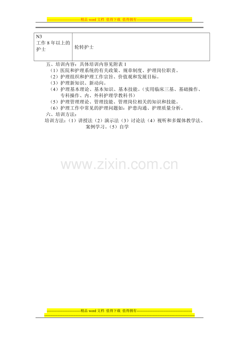 3A病区护士岗位培训Microsoft-Word-文档.doc_第2页