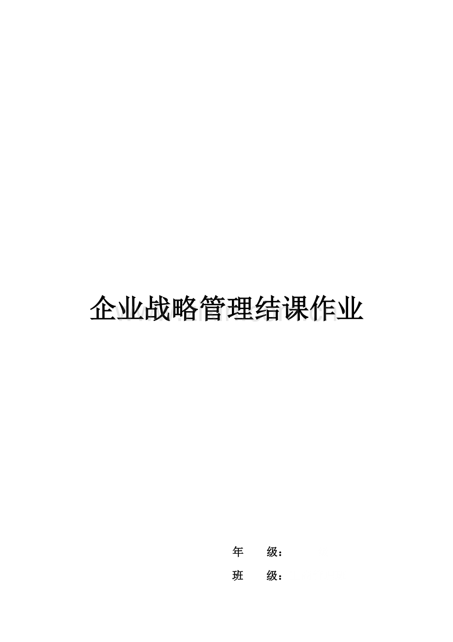 企业发展战略策划书(样本).doc_第2页