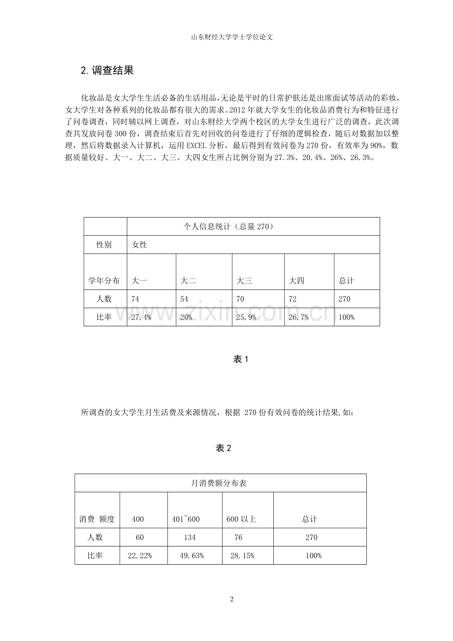 基于女大学生化妆品消费行为的企业营销新策略.doc_第2页