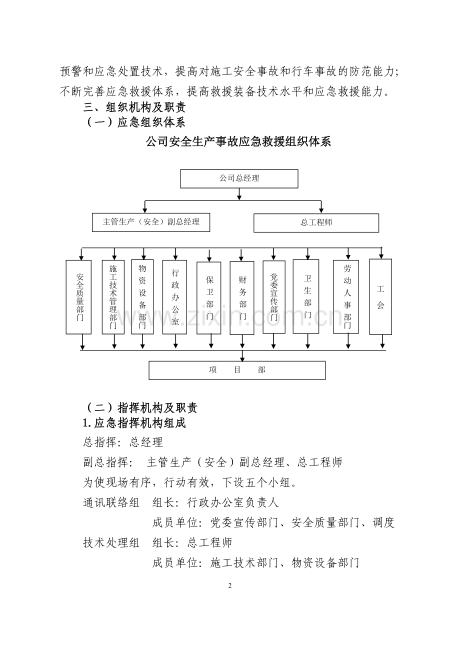 第十一章-铁路既有线工程安全生产事故专项应急预案.doc_第2页