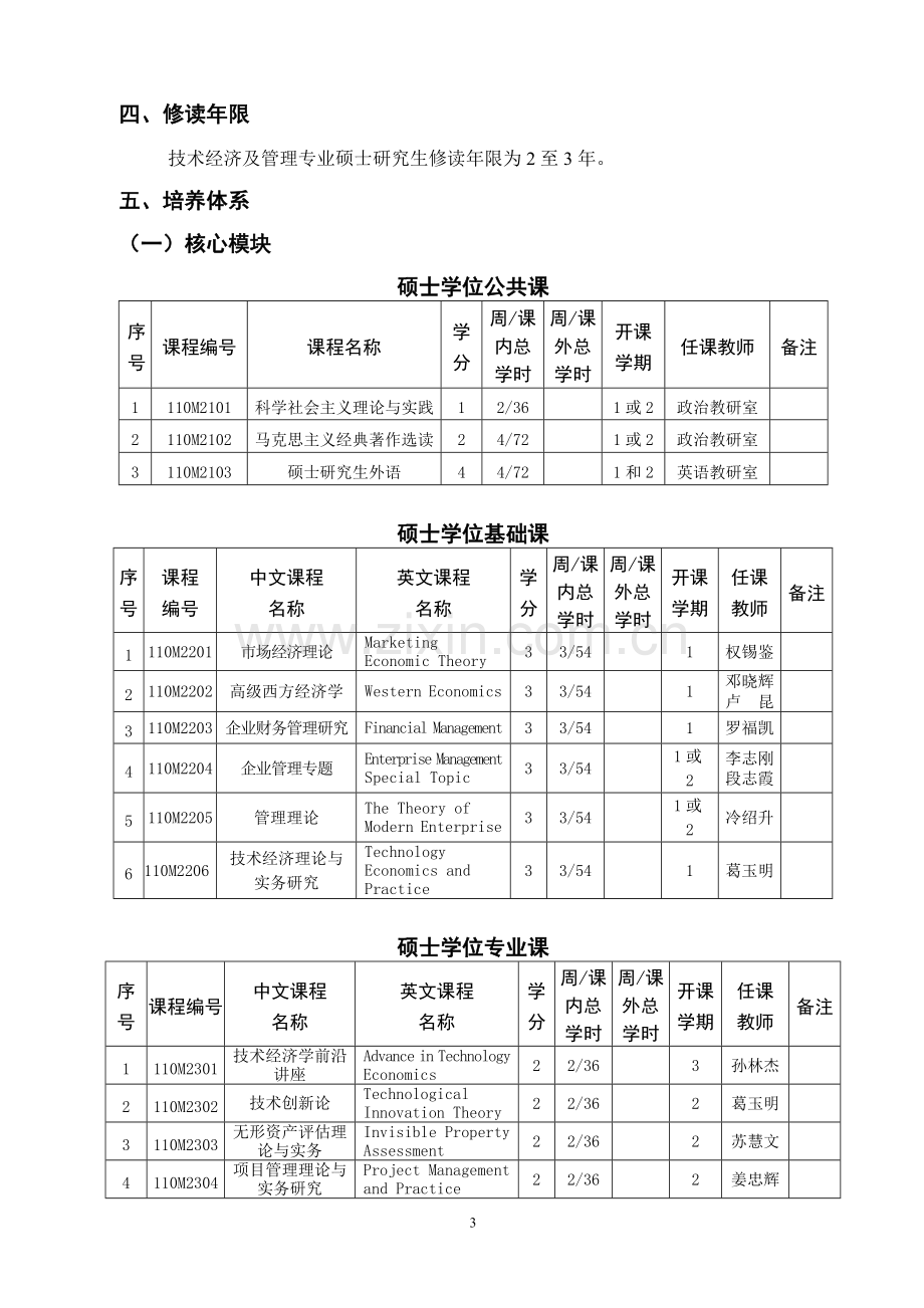 技术经济及管理培养方案-课程简介.doc_第3页