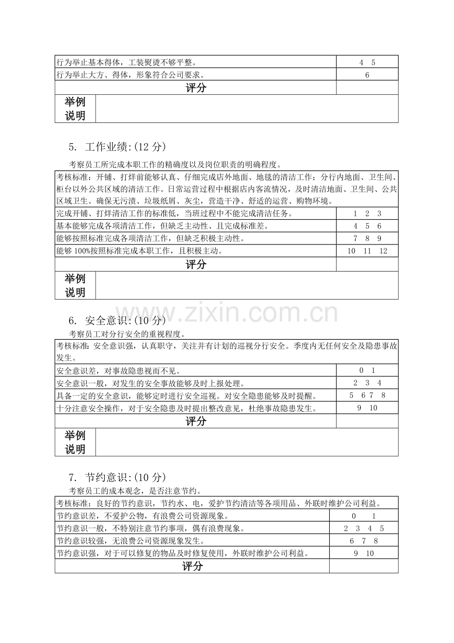 保安绩效评估表.doc_第3页