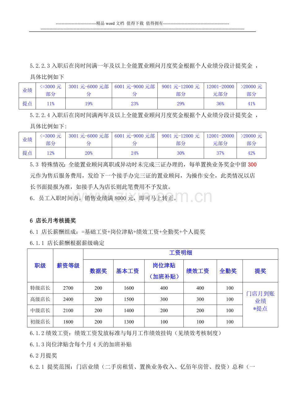 2012年度门店提奖考核制度新..doc_第3页