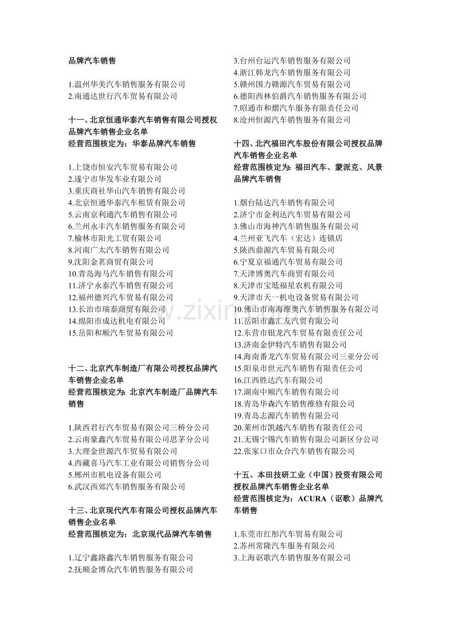 安徽长丰扬子汽车制造有限责任公司授权品牌汽车销售企....doc_第3页