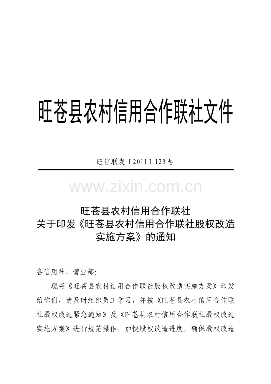 印发股权改造实施方案.doc_第2页