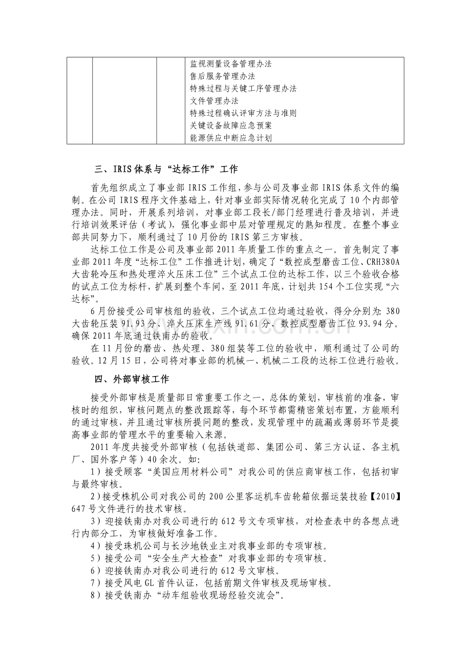 2011年质量部总结.doc_第2页