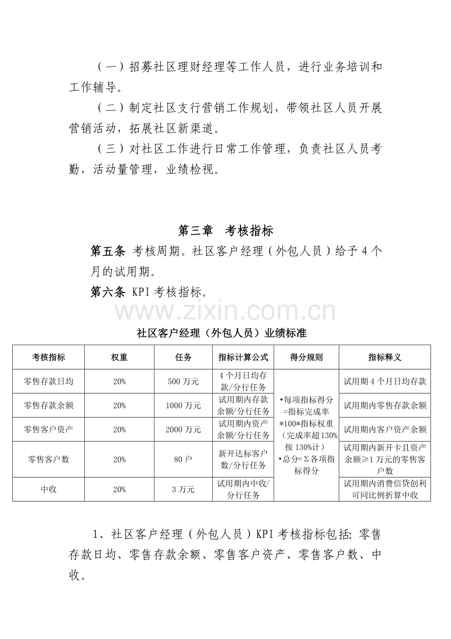 青岛分行社区支行团队考核管理办法.docx_第2页