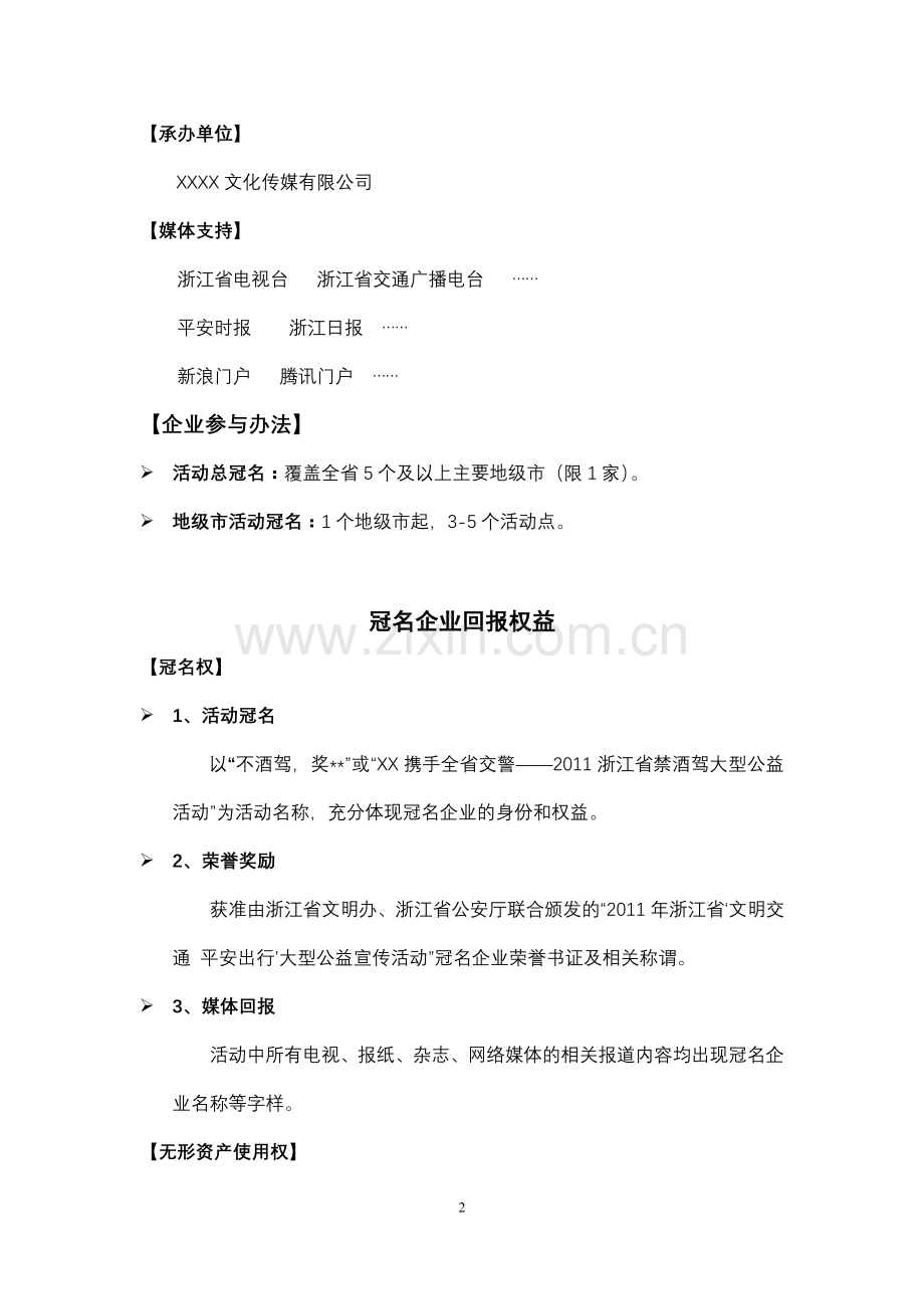 大型公益活动招商营销方案.doc_第3页