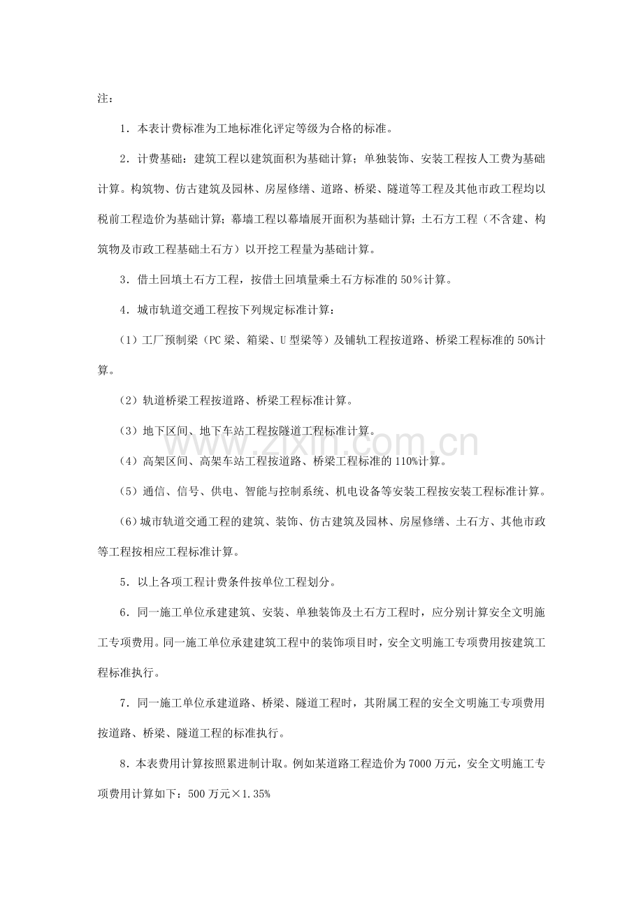 安全文明施工专项费用标准.doc_第3页