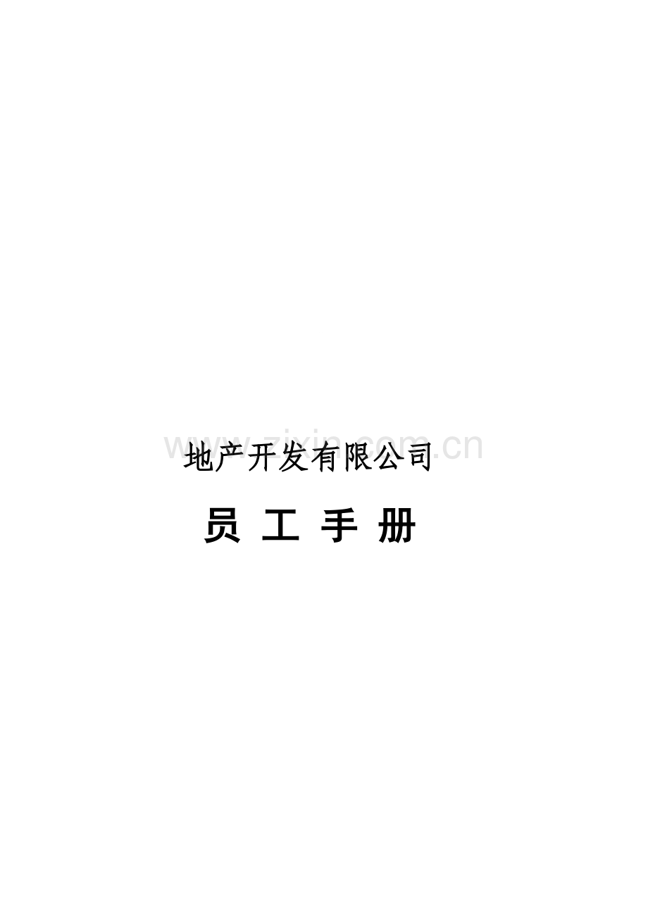 XX公司员工手册.doc_第1页