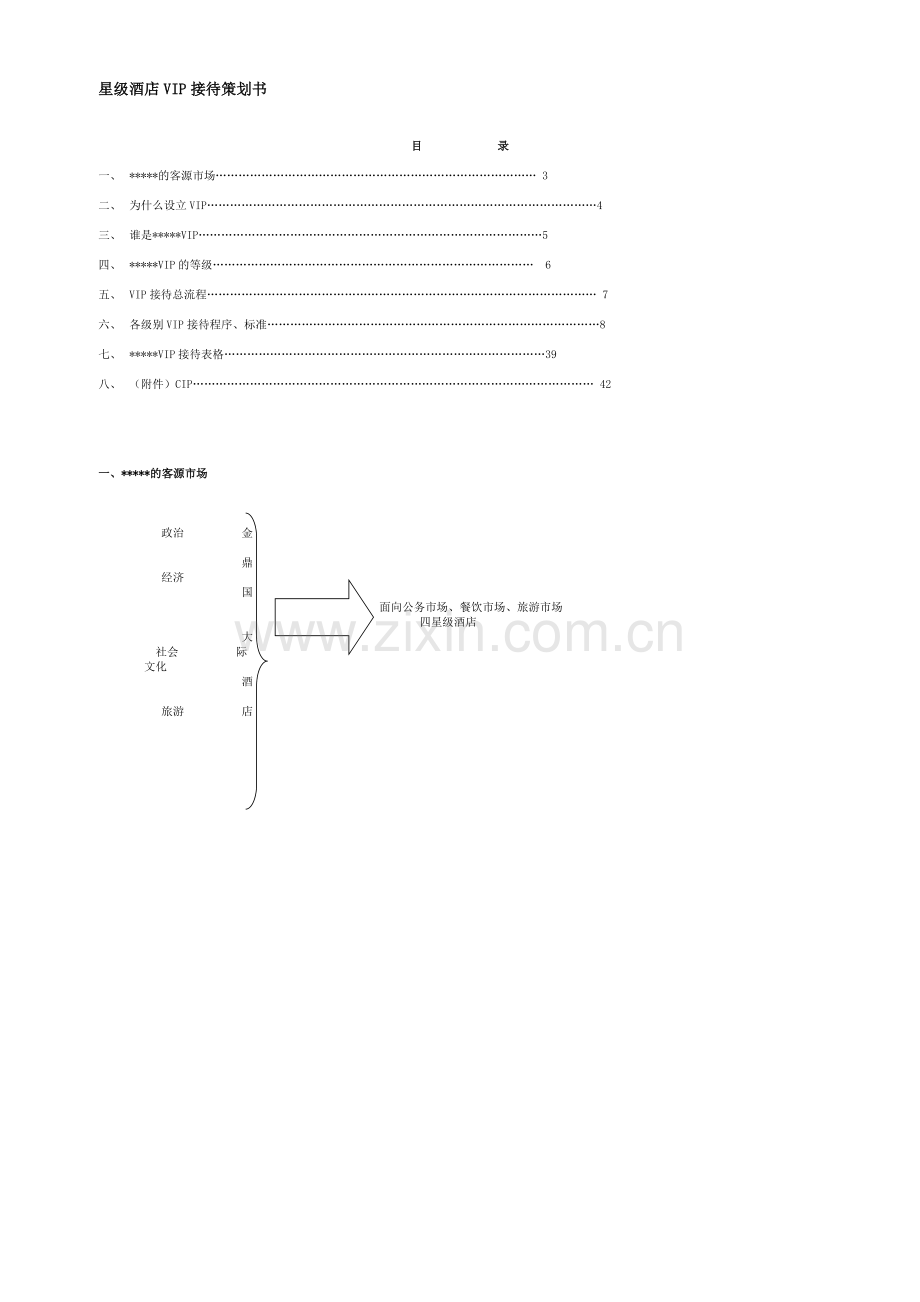 2012-五星级酒店VIP接待策划书.doc_第1页