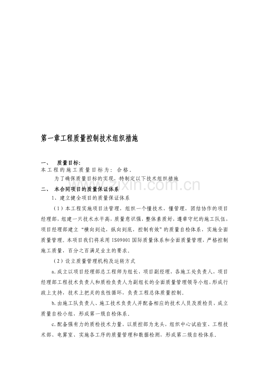 工程质量控制技术措施).doc_第1页