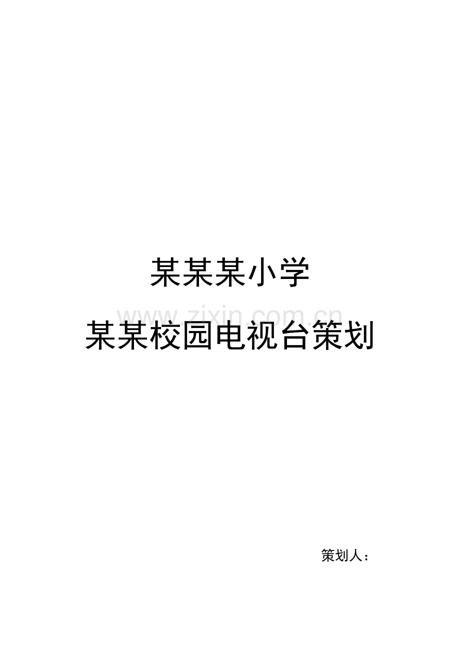 电视台策划.doc_第1页