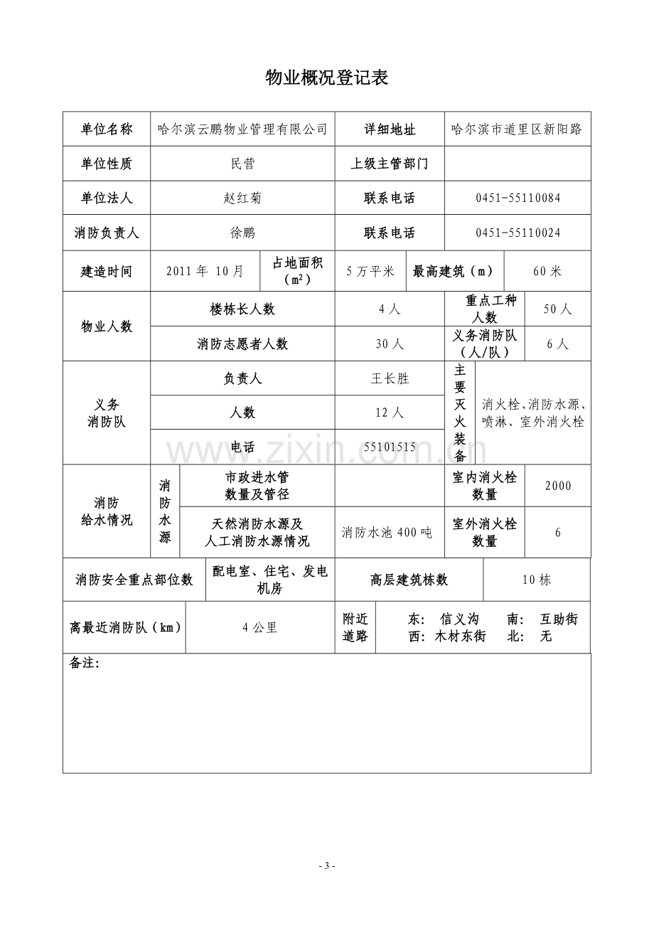 物业消防安全档案.doc_第2页