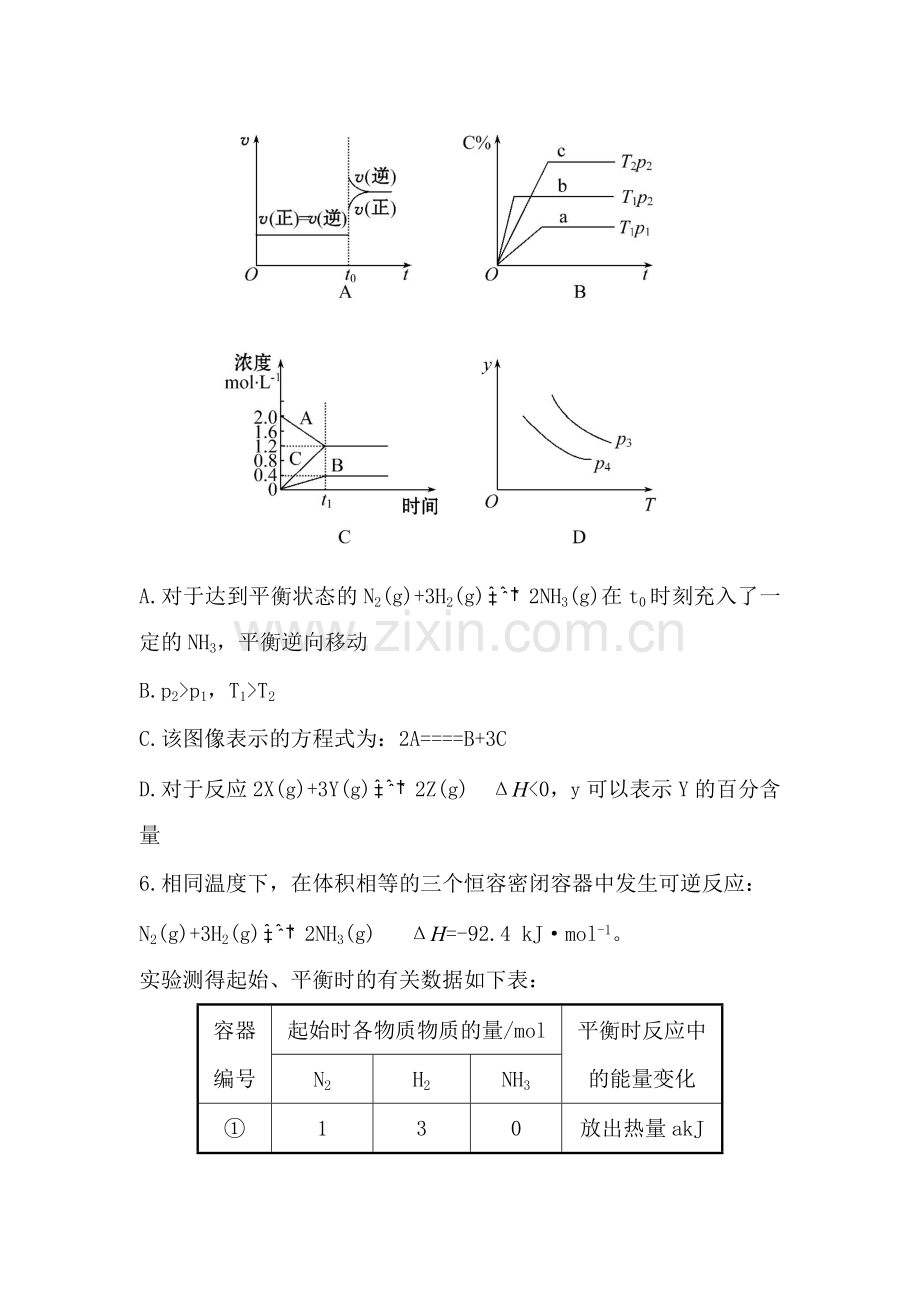 高三化学专题复习测试卷4.doc_第3页