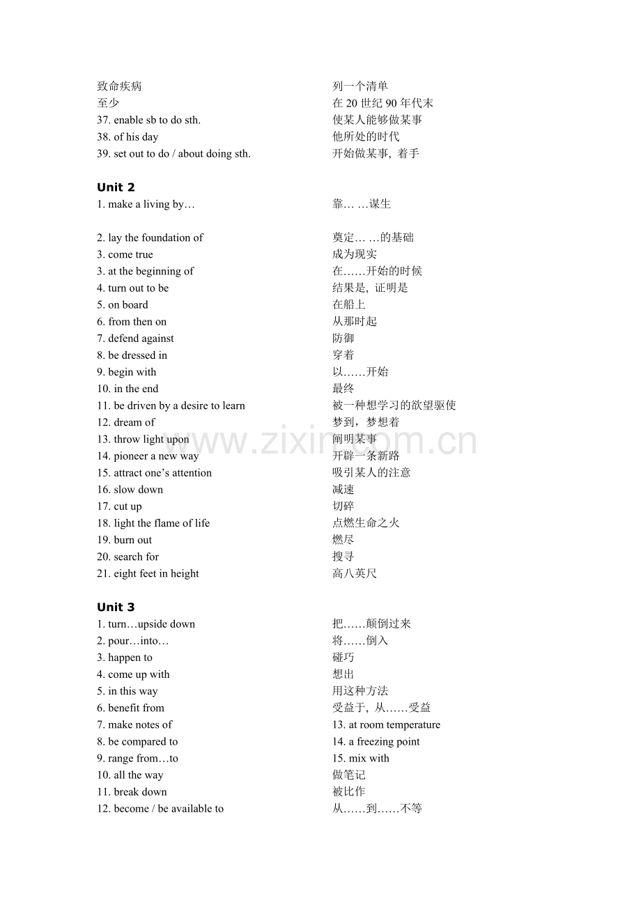 高二第二学期Unit-11-15英语词组.doc_第2页