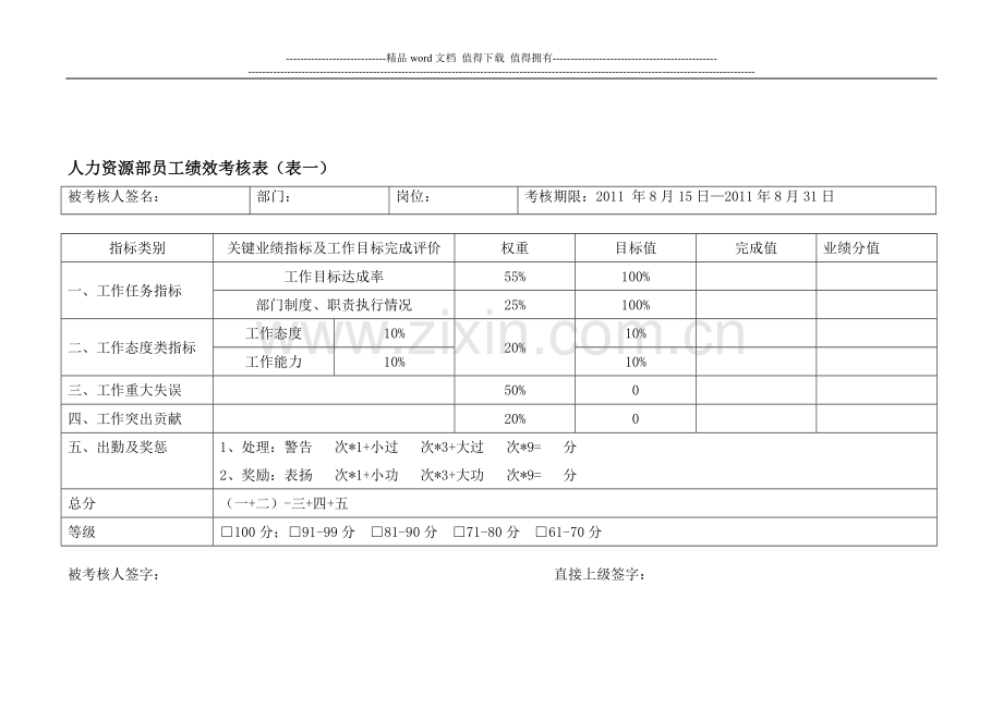 人事考核表(新)..doc_第1页