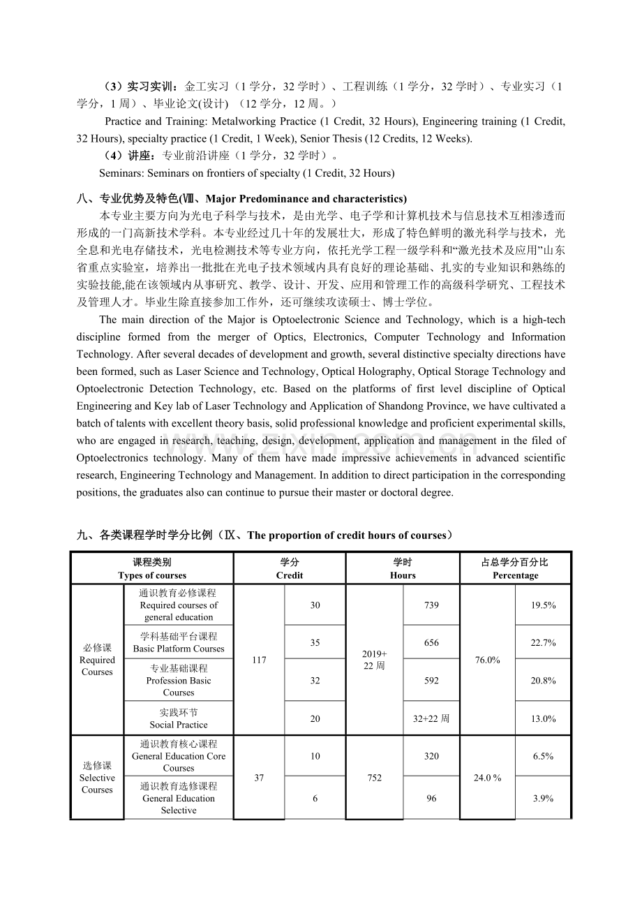 电子科学与技术专业培养方案.doc_第3页