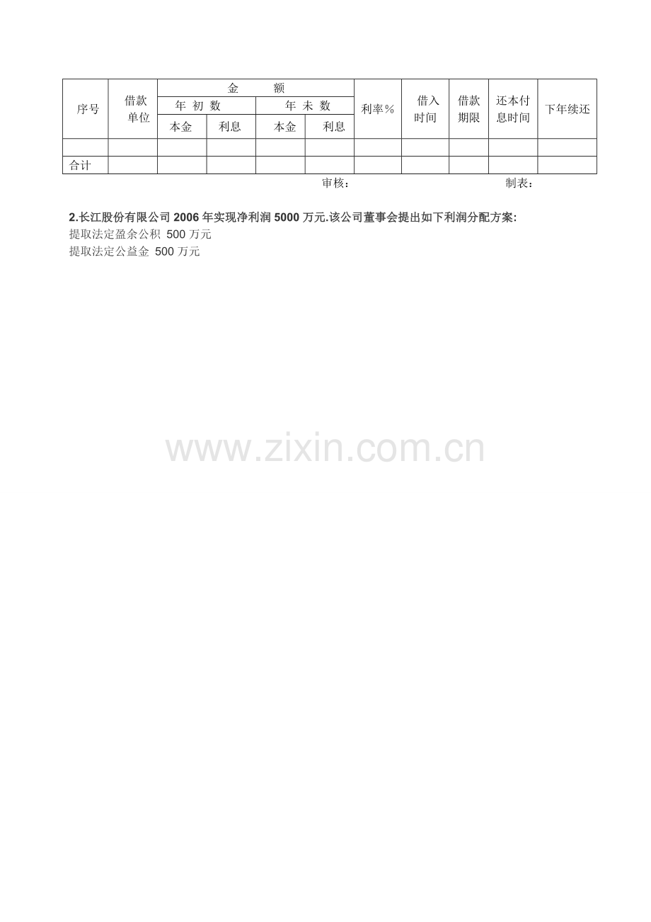 电大：-会计制度设计形成性考核册答案作业三作业四.doc_第3页