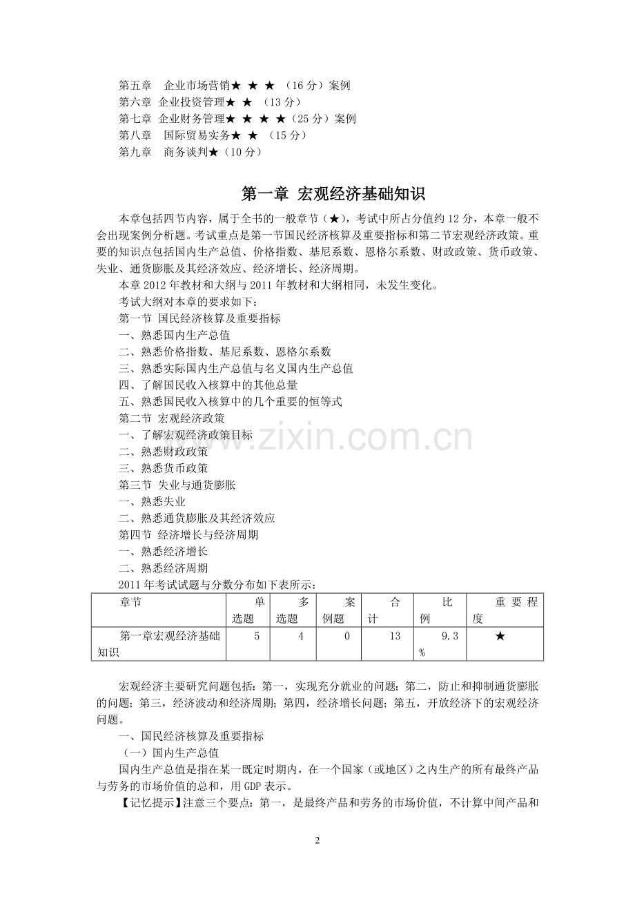 2012年企业法律顾问考试培训基础强化班.doc_第2页