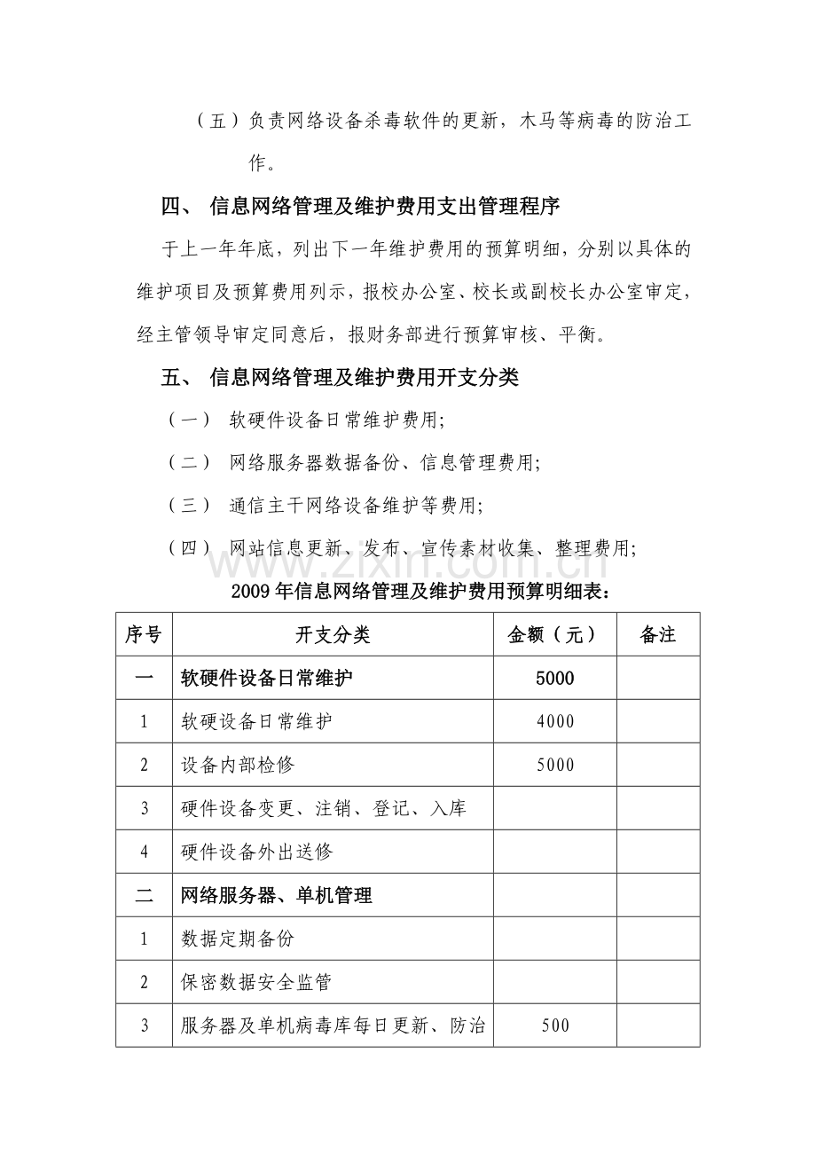 2009年信息化建设年度预算.doc_第2页