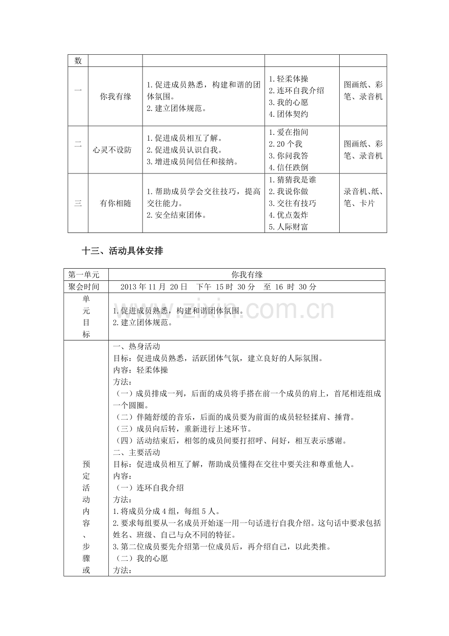 初中学生人际关系团体心理辅导方案设计.doc_第2页