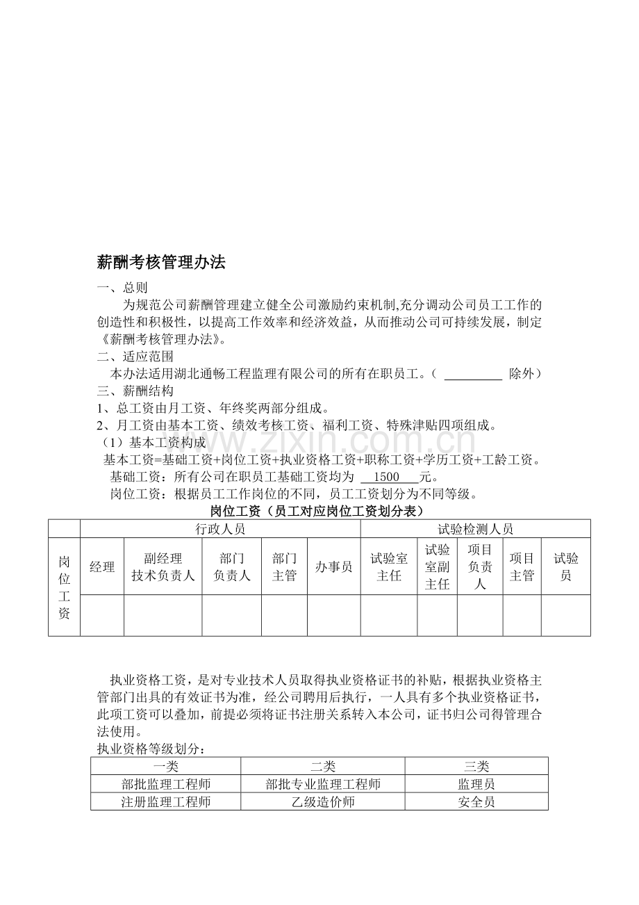 薪酬考核管理办法.doc_第1页