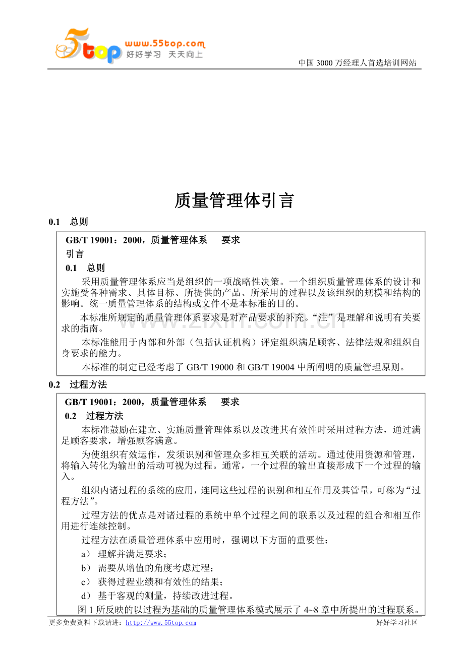 质量管理体引言.doc_第1页