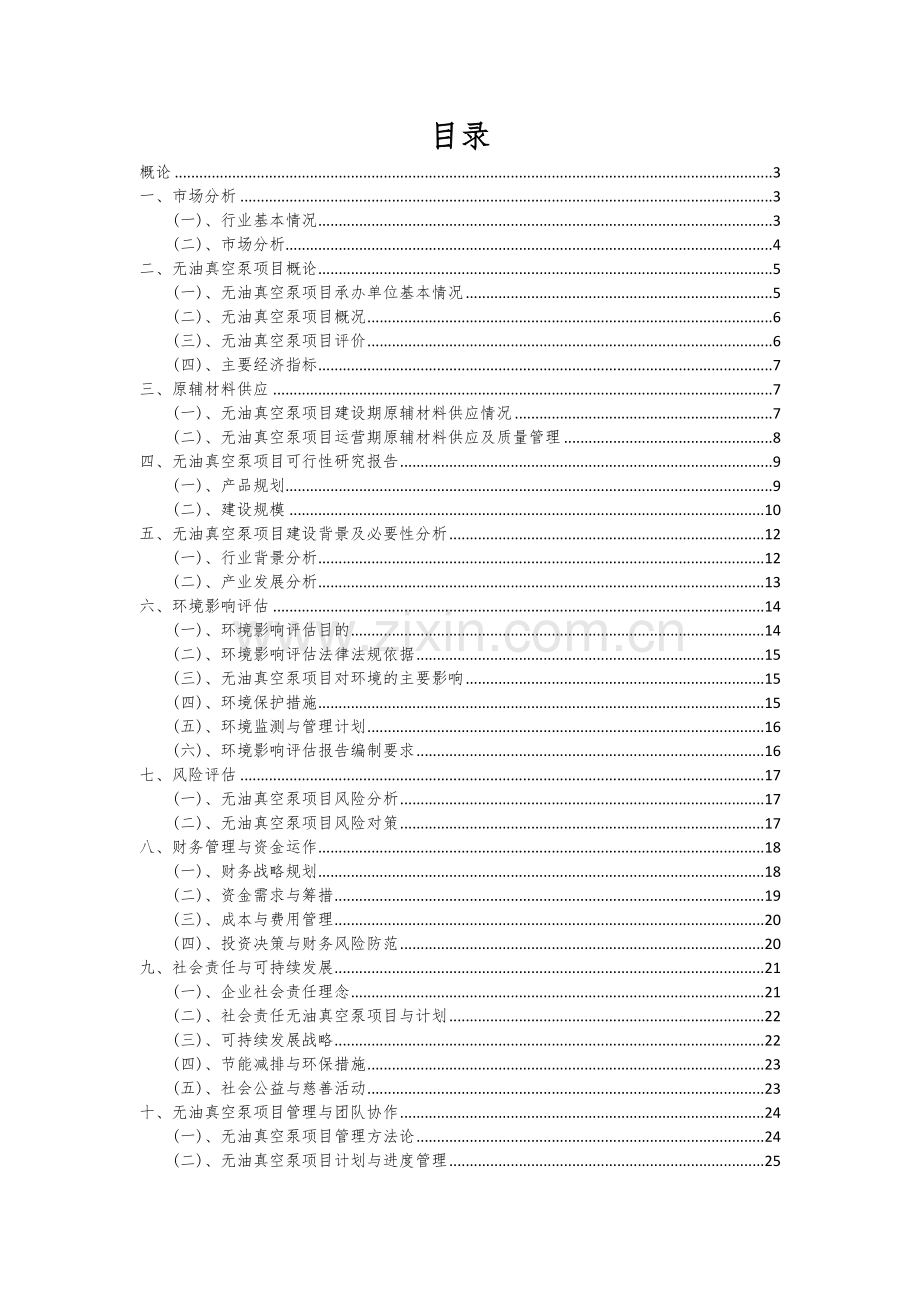 2024年无油真空泵项目投资分析及可行性报告.docx_第2页