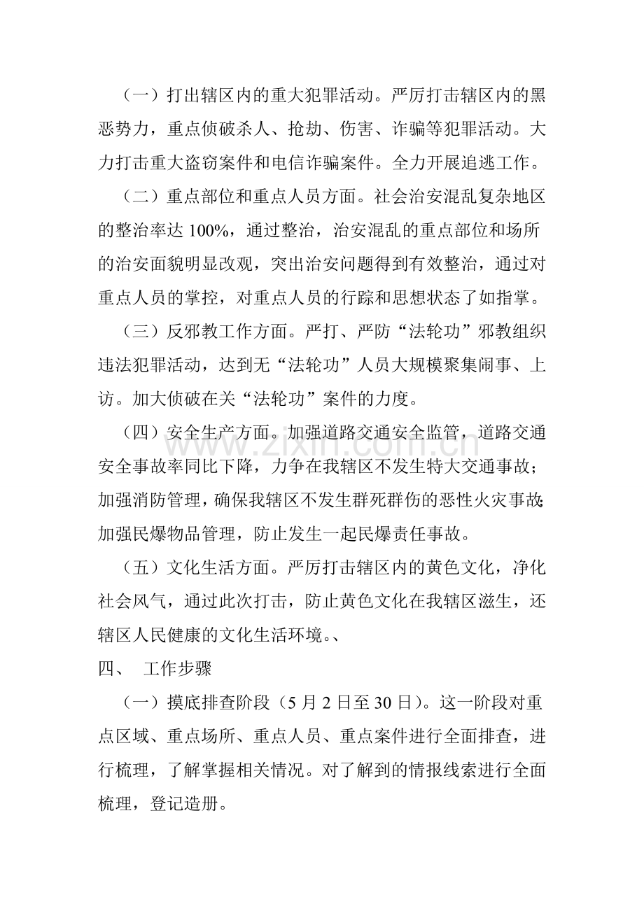 XX派出所社会治安整治行动工作方案.doc_第2页